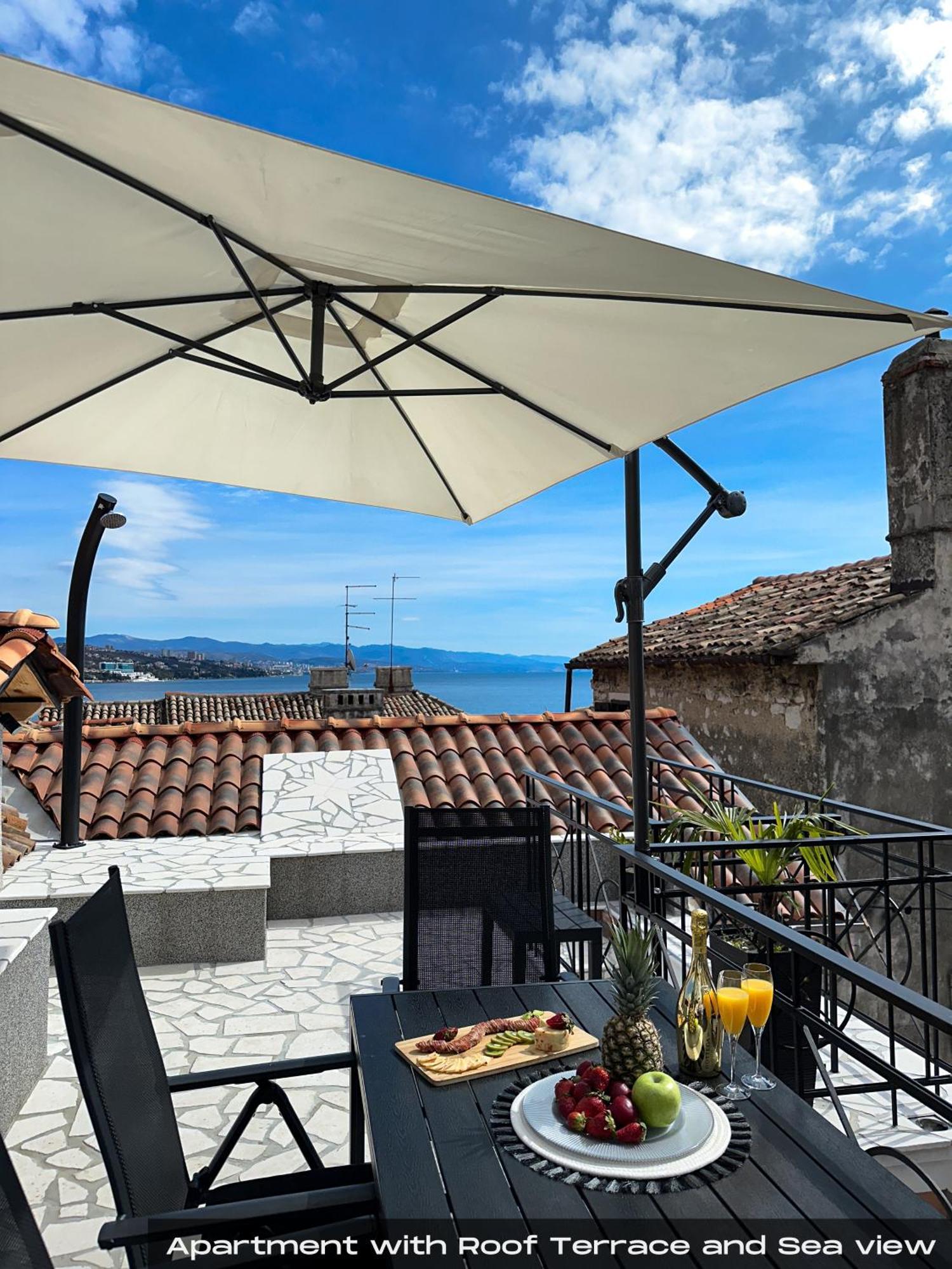 Villa Volos With Roof Terrace, Sea View, Free Private Parking Опатия Экстерьер фото