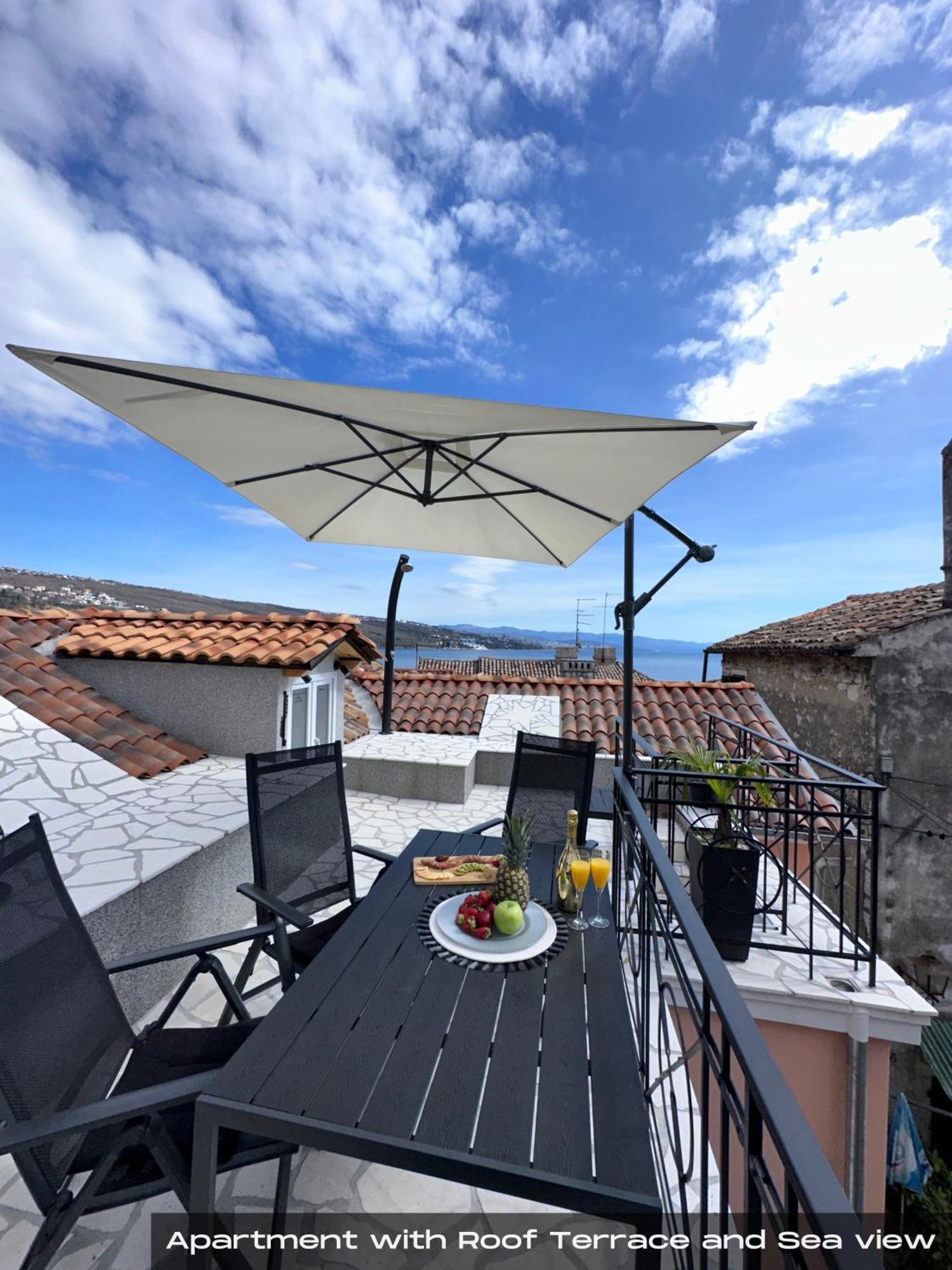 Villa Volos With Roof Terrace, Sea View, Free Private Parking Опатия Экстерьер фото