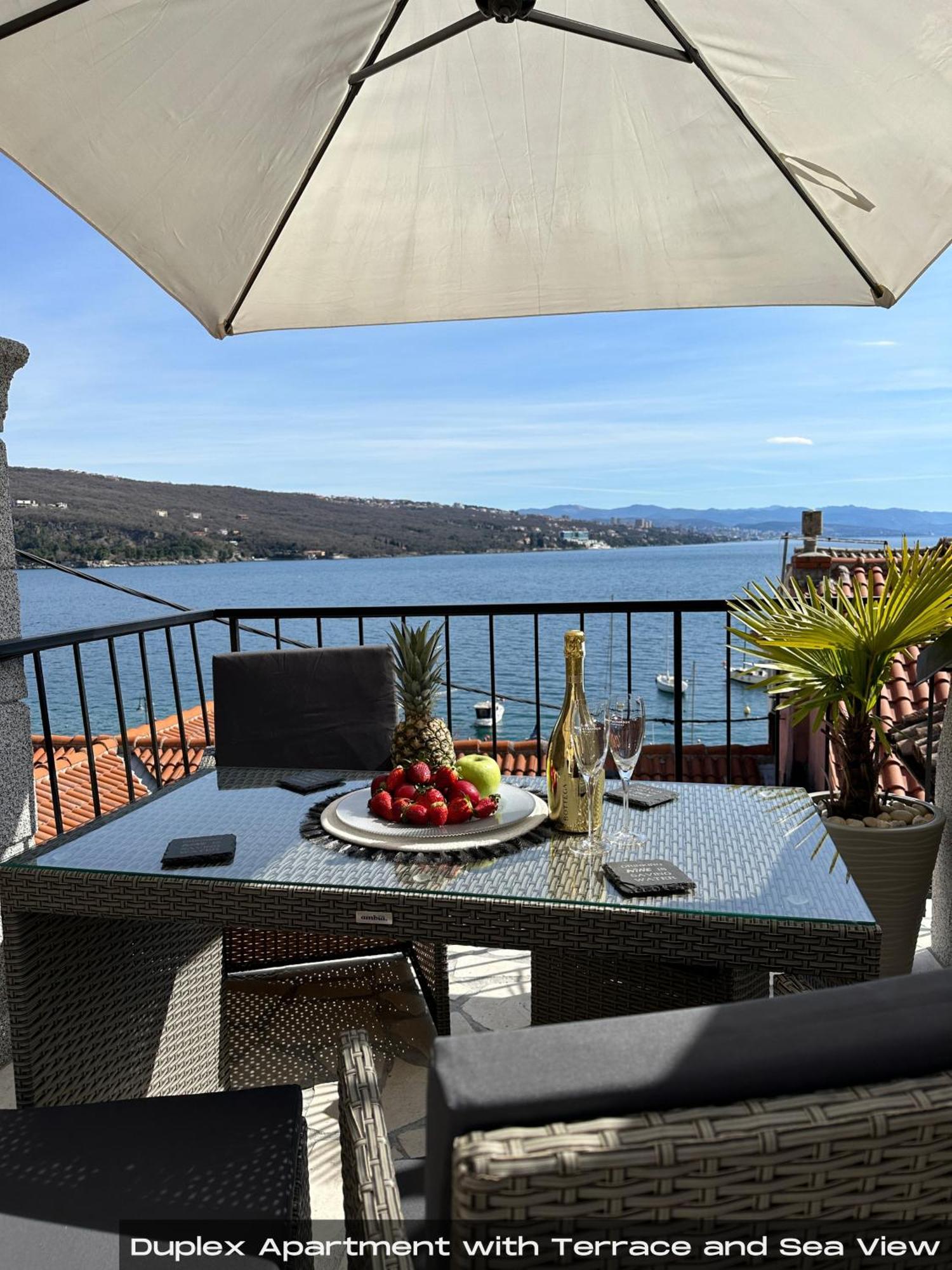 Villa Volos With Roof Terrace, Sea View, Free Private Parking Опатия Экстерьер фото